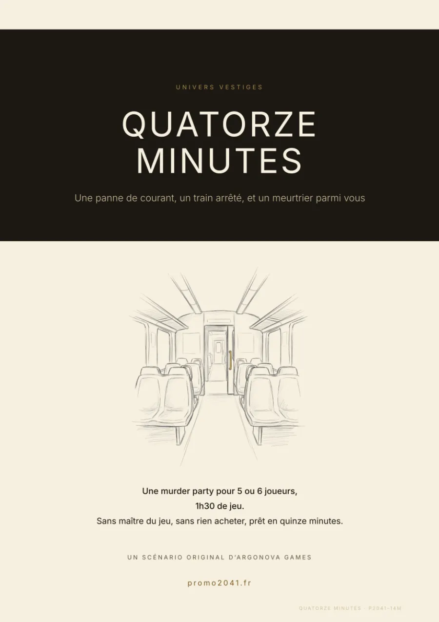 Couverture du livret Quatorze Minutes